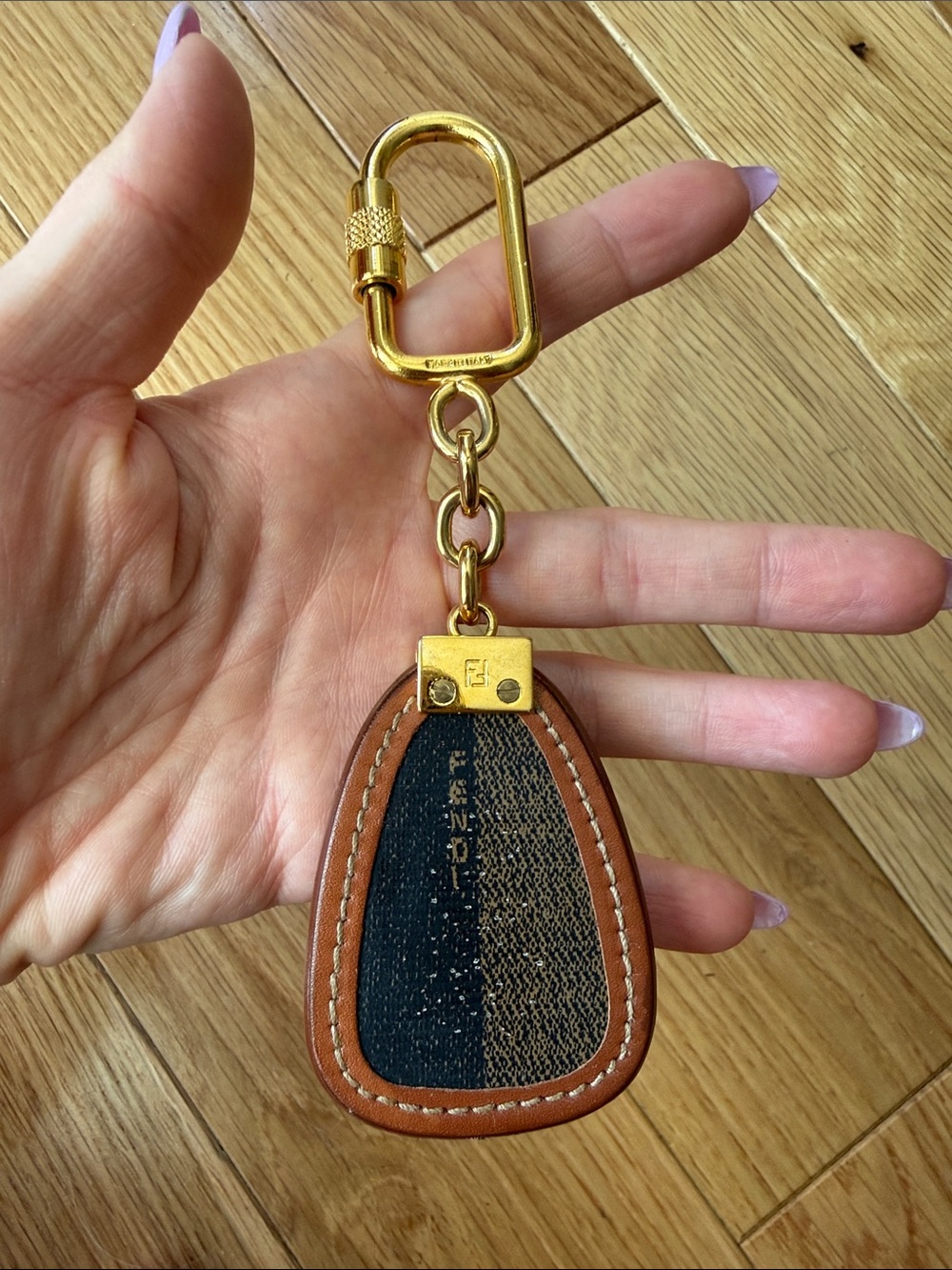 Vintage Fendi Leather Penguin Key Chain - Picture 3 of 4